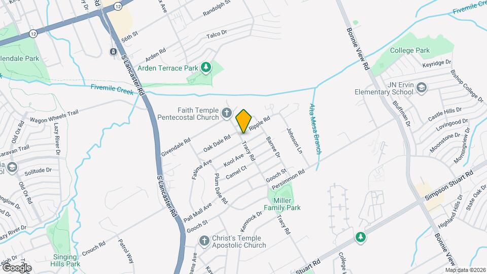 2602 Ripple Rd Map and Location Details