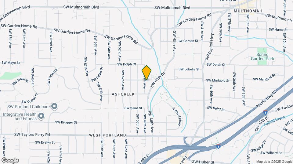 4830 SW Marigold St Map and Location Details