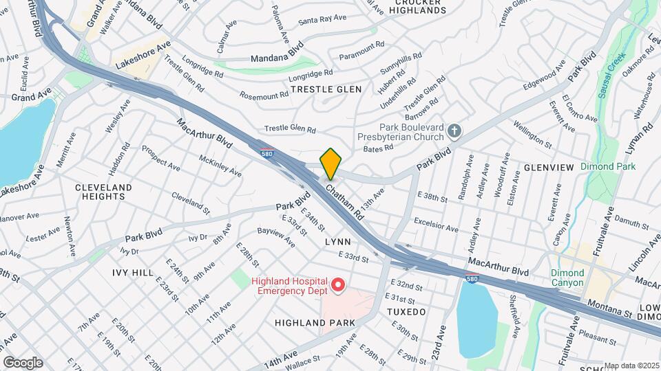 3603 Kingsley St Map and Location Details