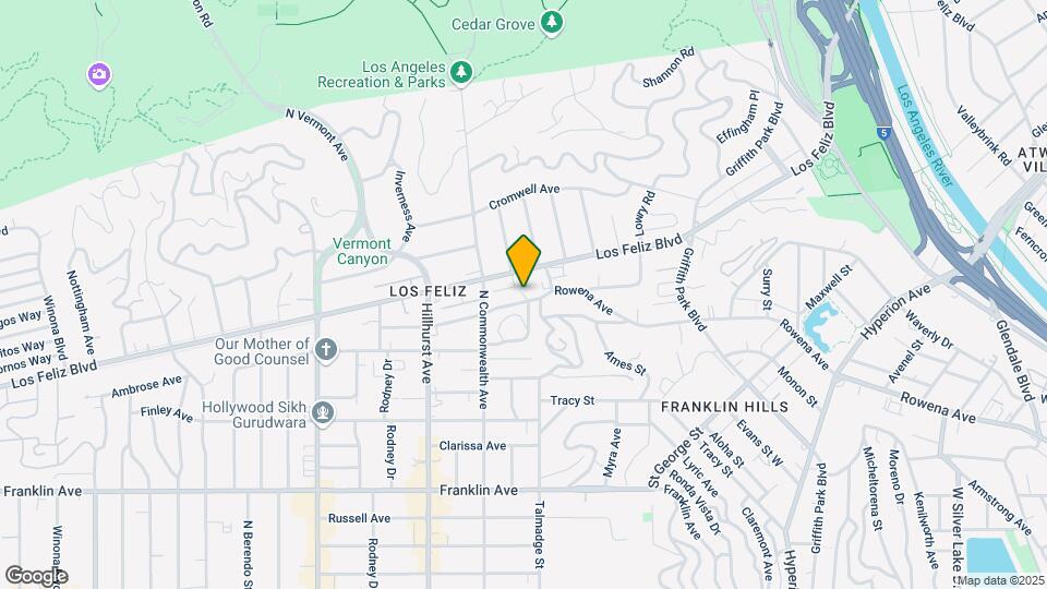 4233 Avocado St Map and Location Details