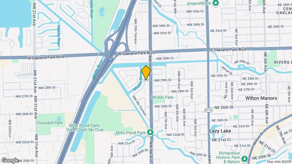 2848 NW 9th Terrace Map and Location Details