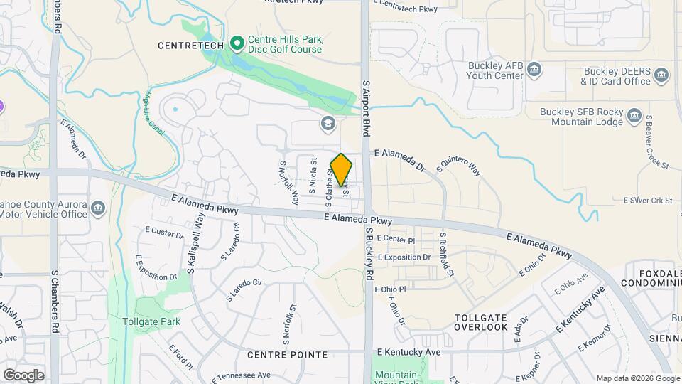 16793 E Virginia Ave Map and Location Details