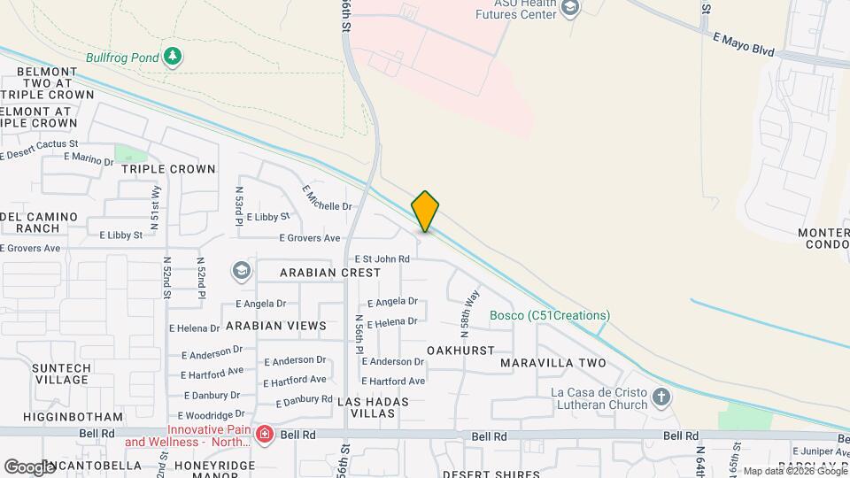 17813 N 57th Pl Map and Location Details