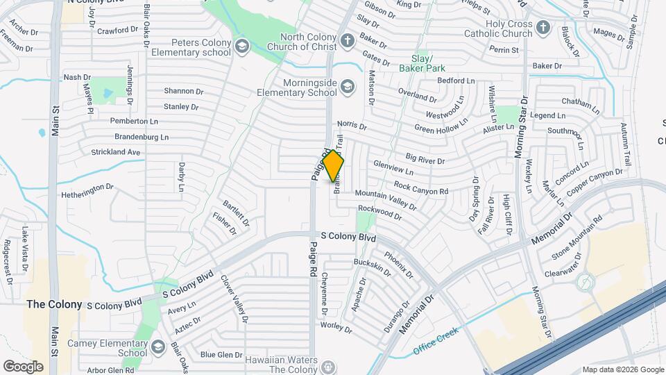 6405 Branchwood Trail Map and Location Details