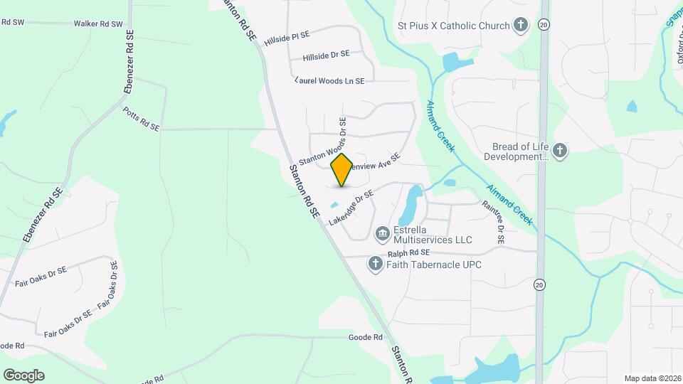 2918 High Brook Way SE Map and Location Details