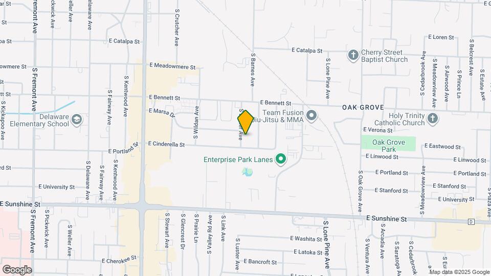 1514 S Luster Ave Map and Location Details