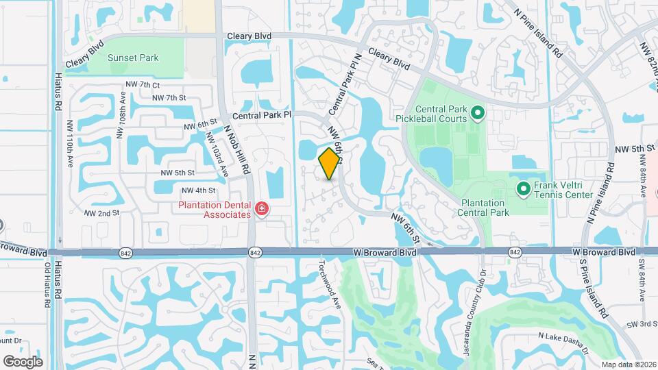 9825 NW 2nd Ct Map and Location Details