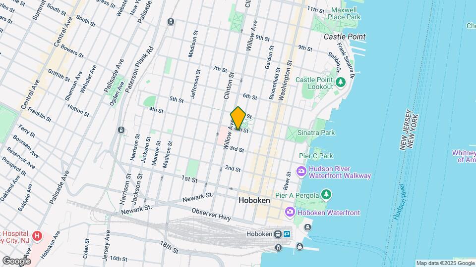 332 Park Ave Map and Location Details