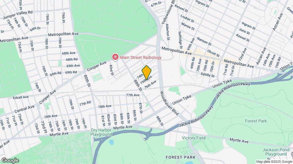 88-32 75th Ave Map and Location Details