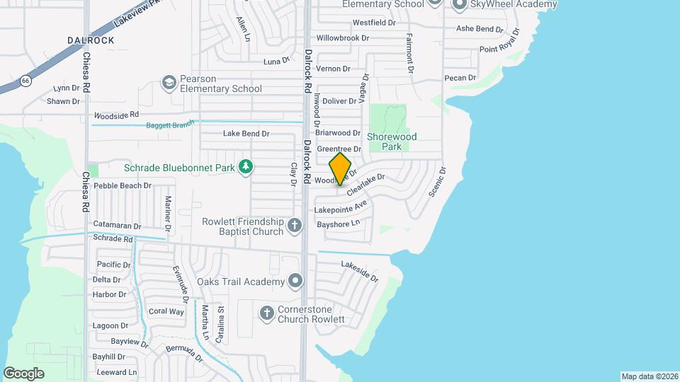 8809 Clearlake Dr Map and Location Details