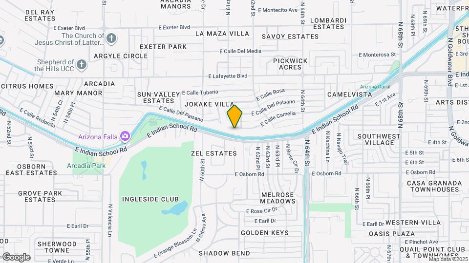 6039 E Calle Camelia Map and Location Details