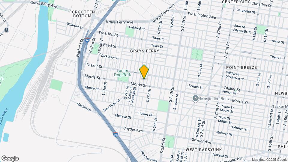 1637 S Marston St Map and Location Details