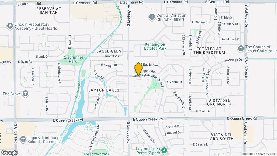 868 E Zesta Ln Map and Location Details