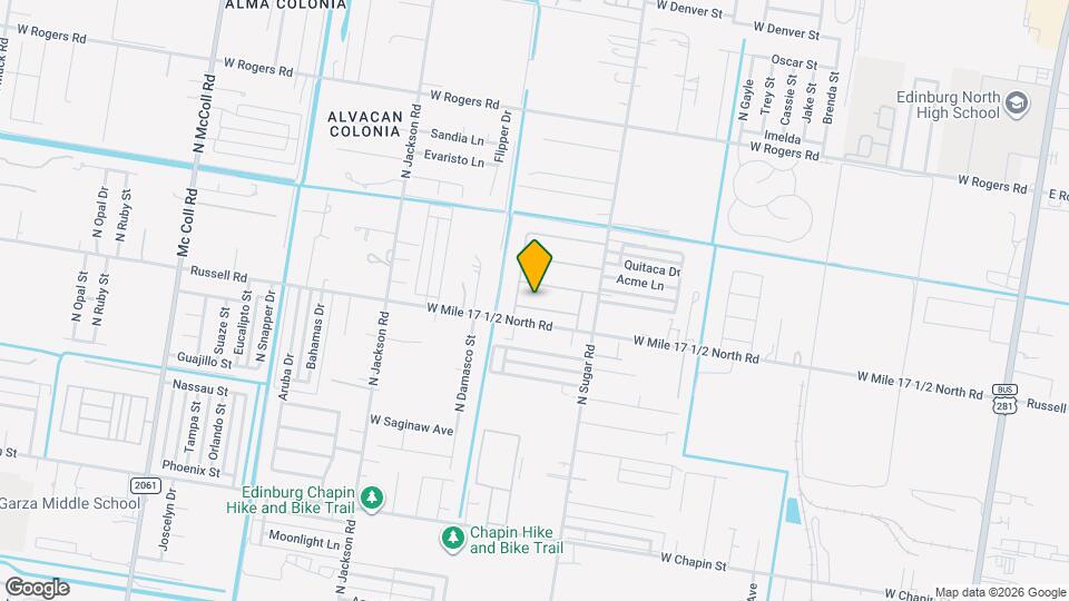 1801 W Broome St, Unit 1 Map and Location Details