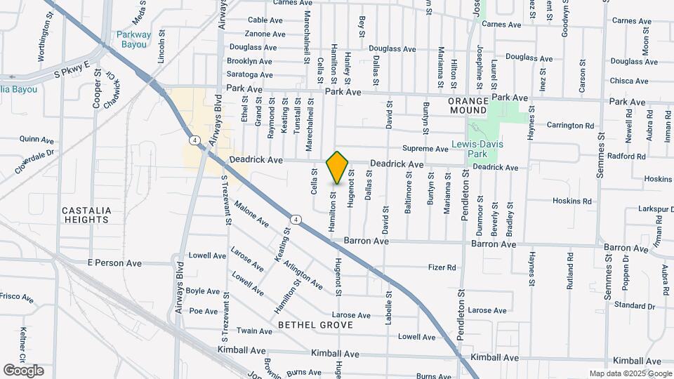 1534 Hamilton St Map and Location Details