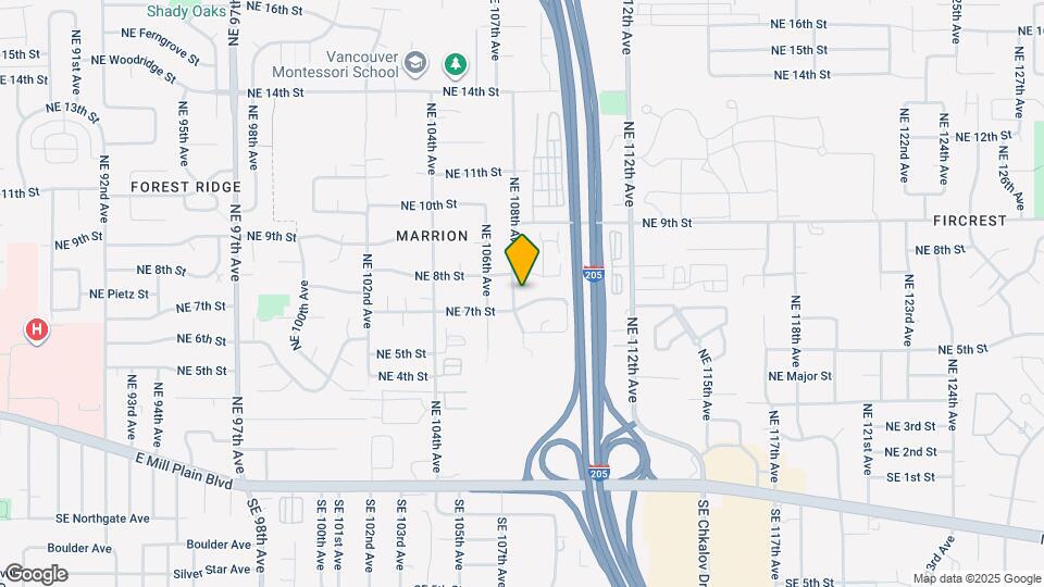 707 NE 108th Ave Map and Location Details