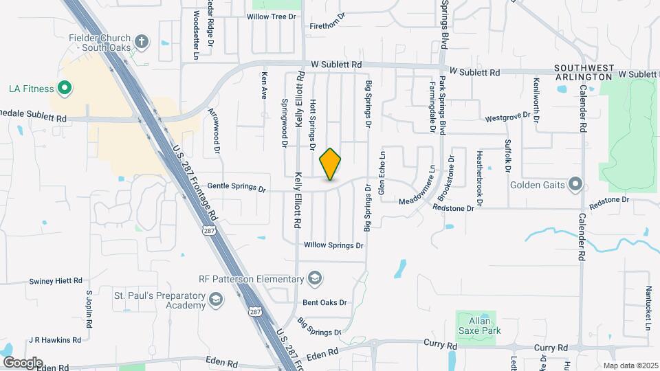 4119 Gentle Springs Dr Map and Location Details