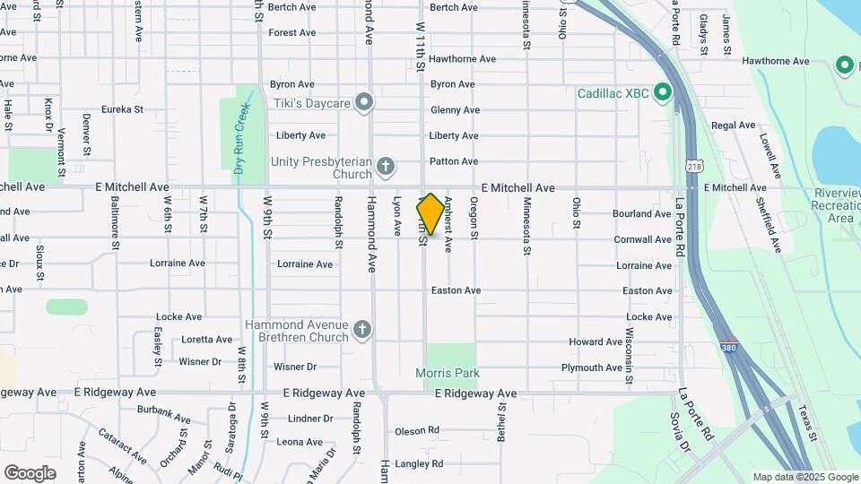 1601 W 11th St Map and Location Details