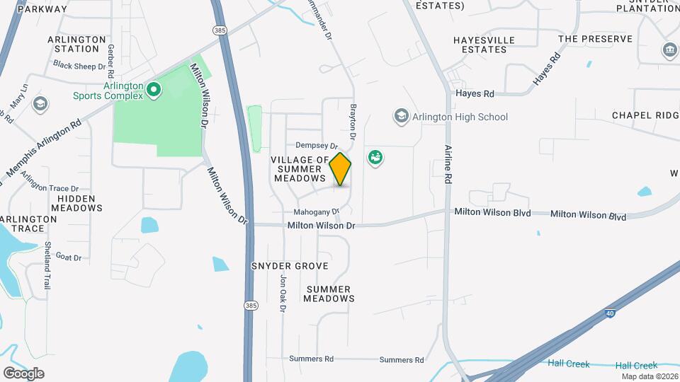 5380 Glynis Cove Map and Location Details