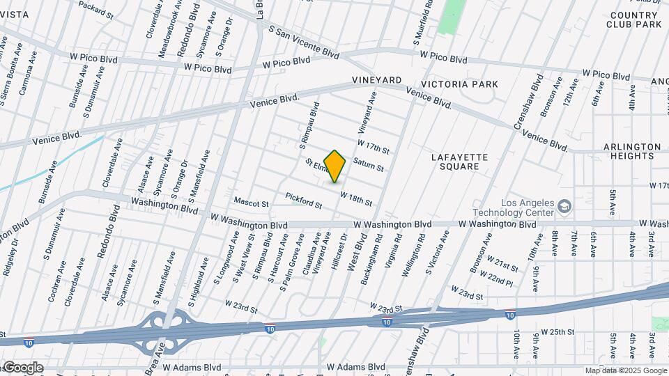 4611 W 18th St Mapa y Detalles de la Ubicación