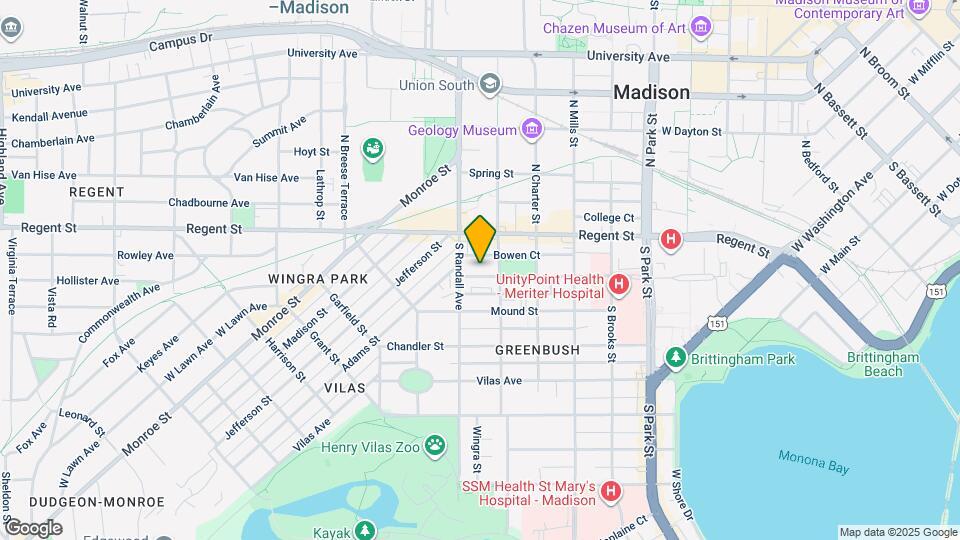 1320 Milton St Map and Location Details