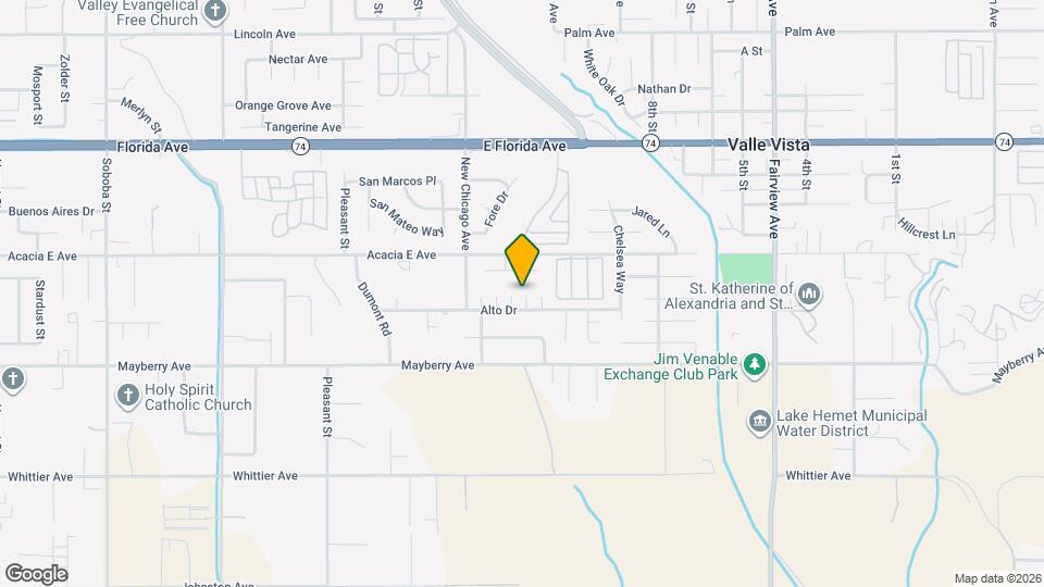 26097 Doverwood Pl Map and Location Details