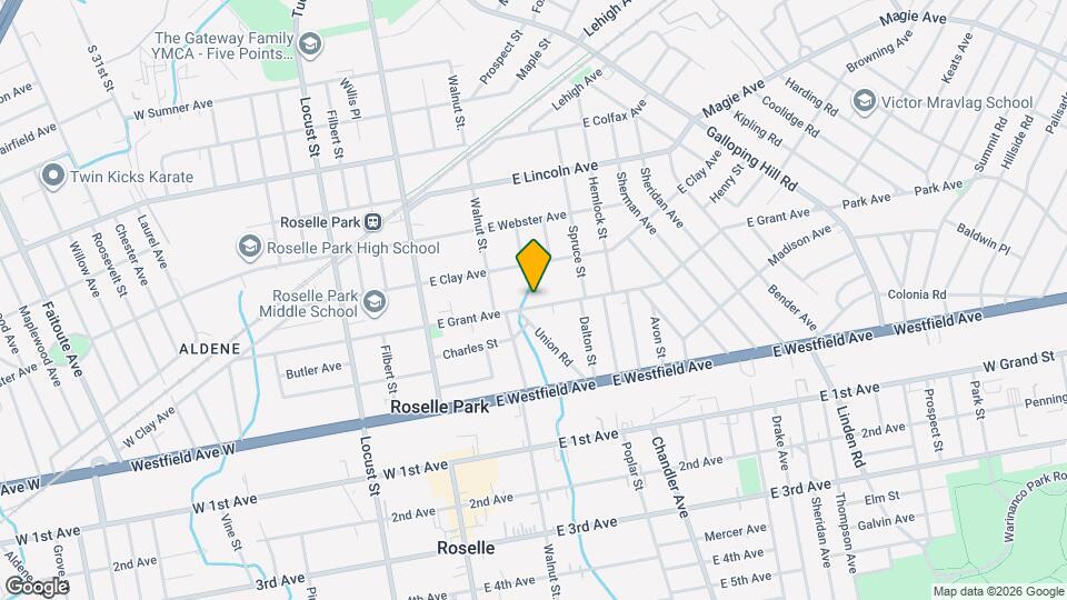 133 E Grant Ave Map and Location Details