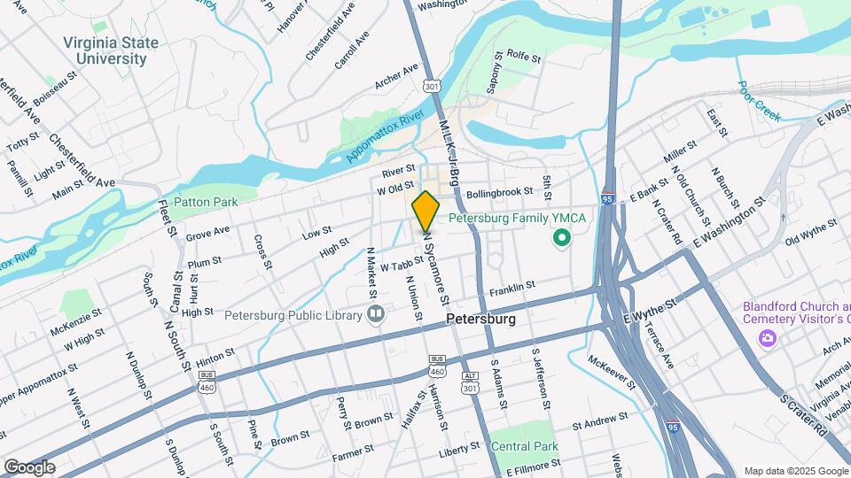 244 N Sycamore St Map and Location Details