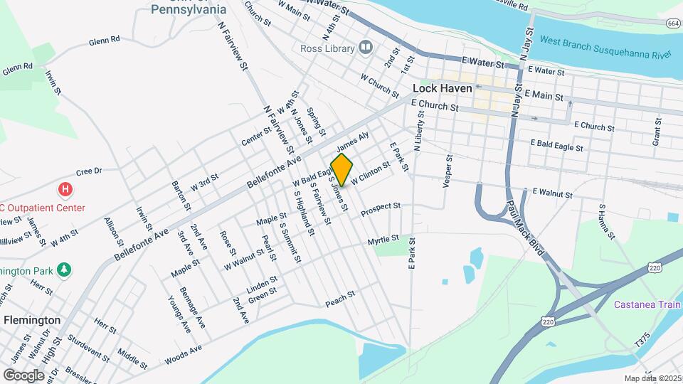 136 S Jones St, Unit Second floor Map and Location Details