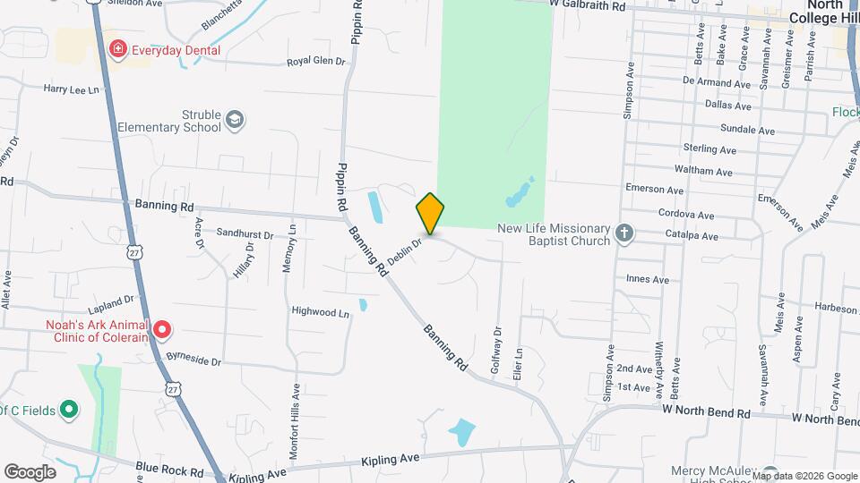 2295 Deblin Dr Map and Location Details