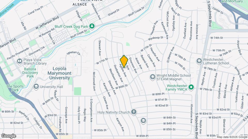 7820 Agnew Ave Map and Location Details