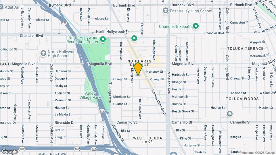 The Guild North Hollywood Mapa y Detalles de la Ubicación