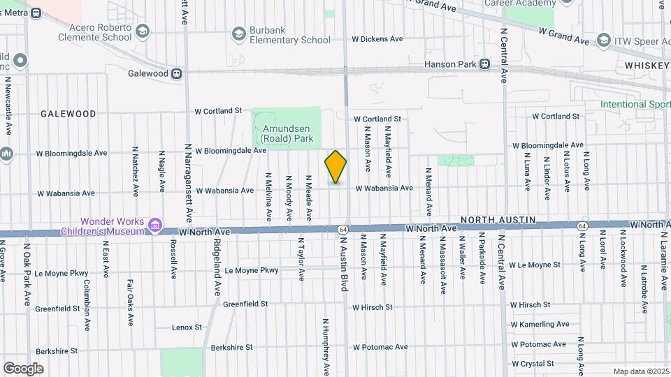 6016 W Wabansia Ave Map and Location Details