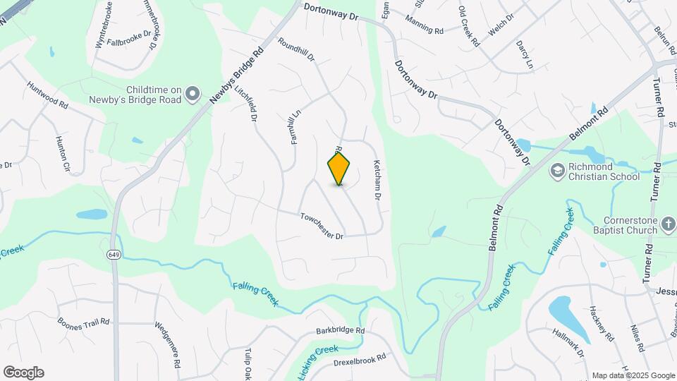 4266 Roundhill Dr Map and Location Details