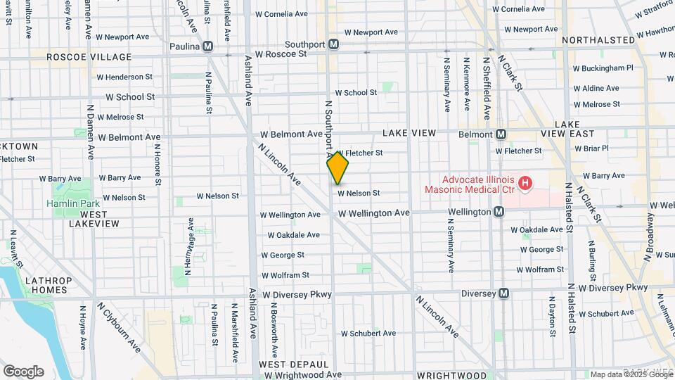 3035 N Southport Ave-Unit -Unit 2F Map and Location Details
