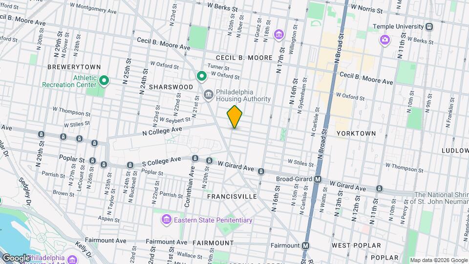 1315 N 19th St Map and Location Details