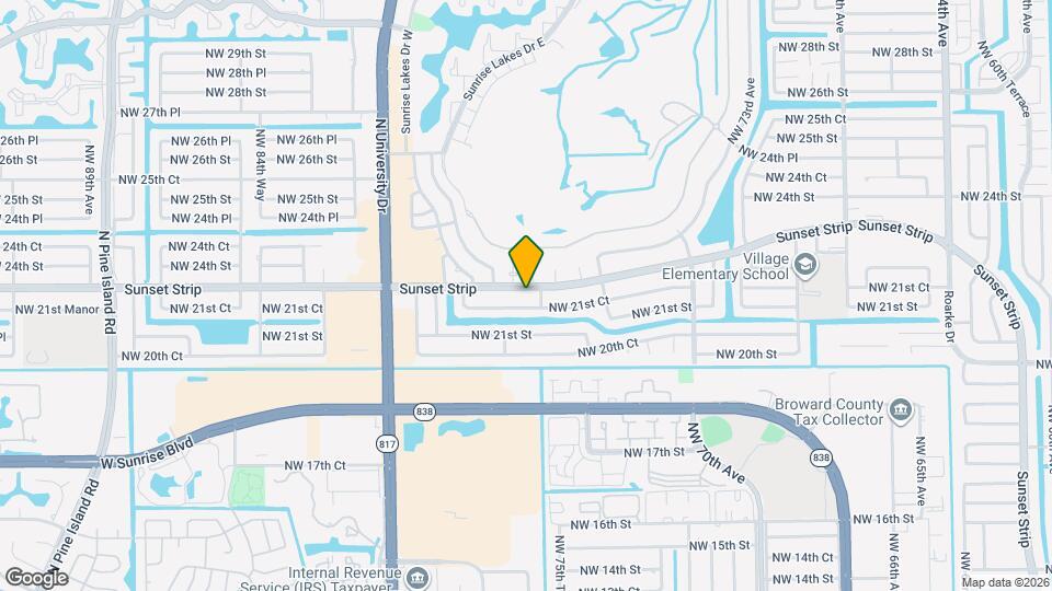 8030 Sunset Strip Map and Location Details