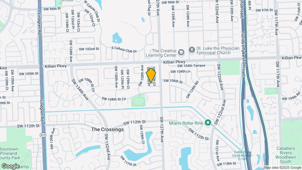 10625 SW 127th Pl Map and Location Details