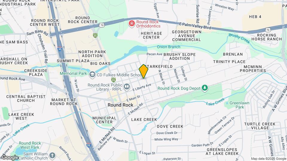 409 E Austin Ave Map and Location Details