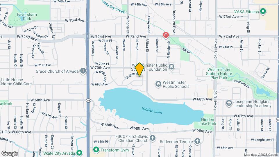 4529 W 69th Ave Map and Location Details