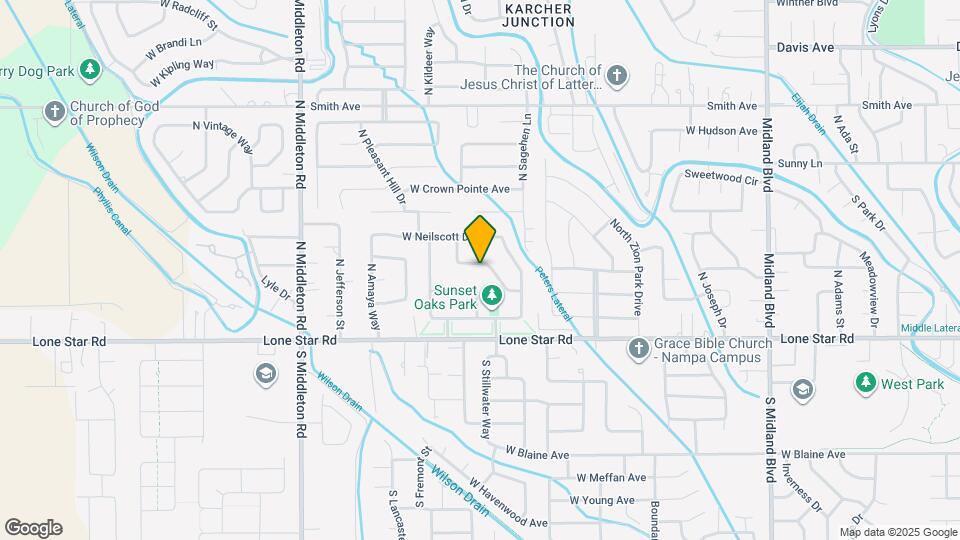 1929 W Honey Dew Dr Map and Location Details