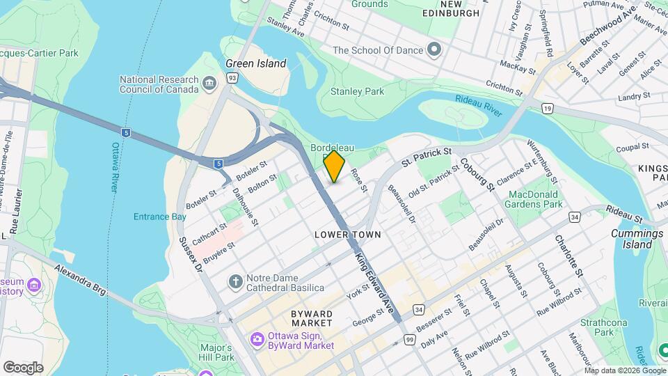 256 Bruyère St Map and Location Details