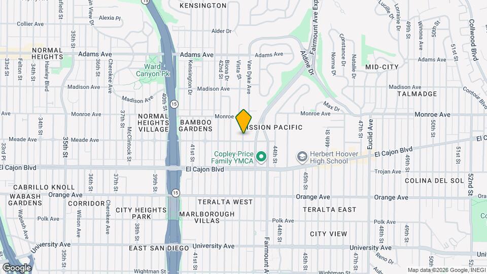 4417 Van Dyke Ave Map and Location Details