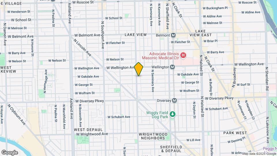 2919 N Racine Ave, Unit 1stfl Map and Location Details