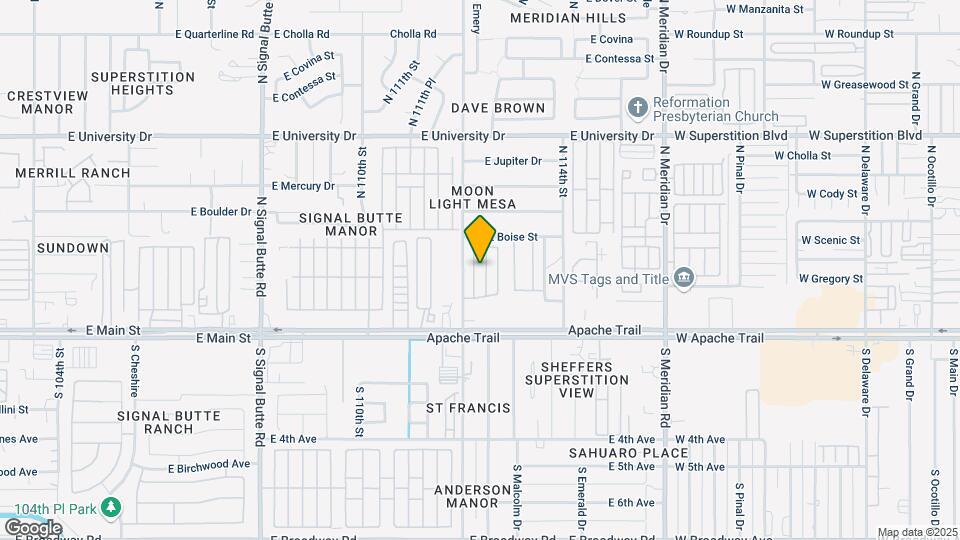 Trails West Mobile Home Park Map and Location Details