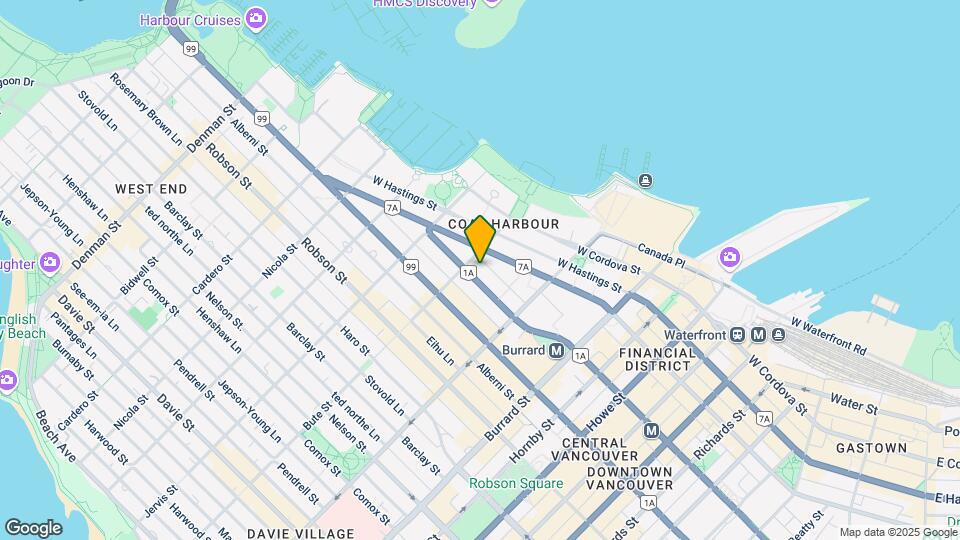 1189 Melville St Map and Location Details