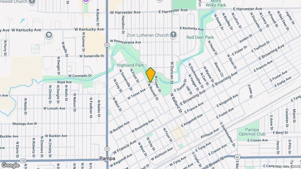 700 N Russell St Map and Location Details