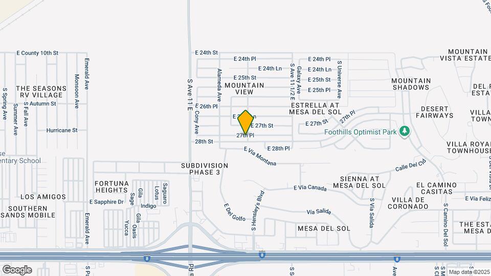 11315 E 27th Pl Map and Location Details