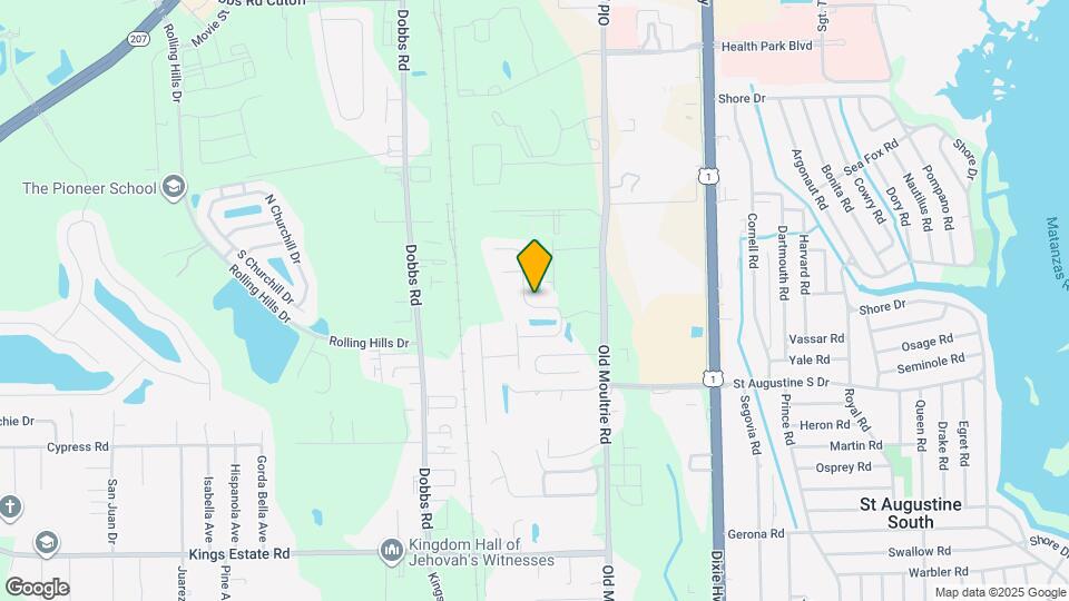 216 N Hidden Tree Dr Map and Location Details