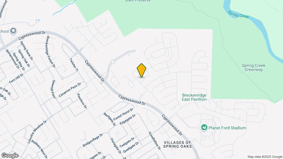 5211 Mossdale Blf Ln Map and Location Details